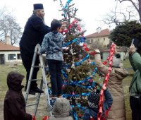08.12.2018 г. - Коледна елха в Баткунския манастир