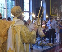 29.06.2019 г. - Свети първовърховни апостоли Петър и Павел (Петровден). Архиерейска света Литургия в храм „Св. апли Петър и Павел” в град Пловдив.