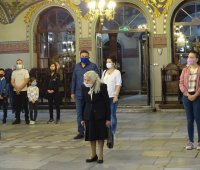 19.04.2020 г. - Вечерня в първия ден на Пасха - Второ Възкресение в катедрален храм 